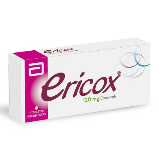 ERICOX 120 MG 7 TABLETAS(3% )