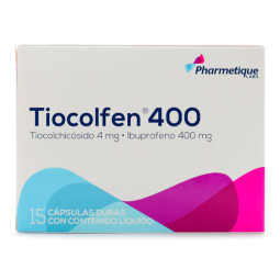 TIOCOLFEN 400 MG 15 CAP LIQUIDAS (3% )