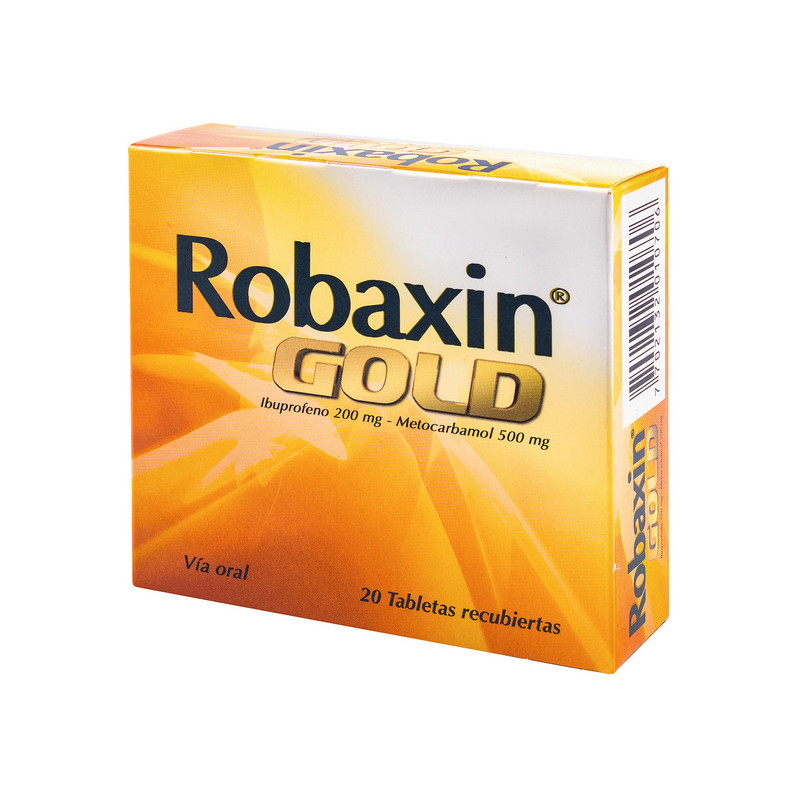 ROBAXIN GOLD 500 MG 20 TBS