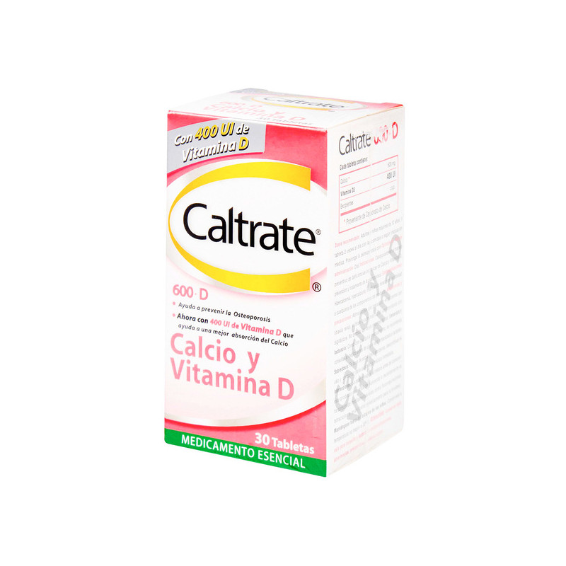 CALTRATE D 600 MG 400UI 30 TBS