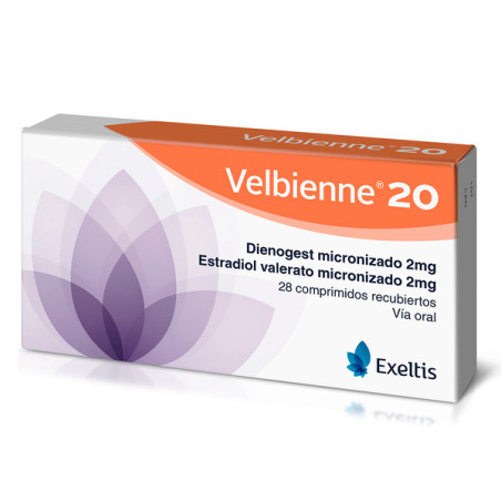 VELBIENNE 20 2 MG 28 COMPRIMIDOS