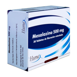 MESALAZINA 500 MG 30 TABLETAS HP(M)36450