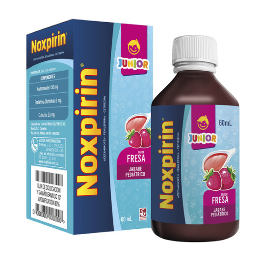 NOXPIRIN JUNIOR F JARABE 60 ML                    