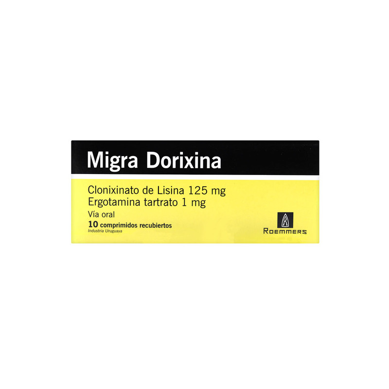 MIGRA DORIXINA 10 TABLETAS