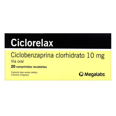 CICLORELAX 10 MG 20 COMPR. (3% )(PAE)