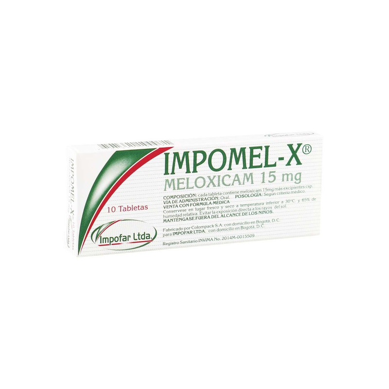 IMPOMEL-X (MELOXICAM) 15 MG 10 TBS
