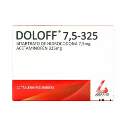 DOLOFF 7.5-325 10 TABLETAS