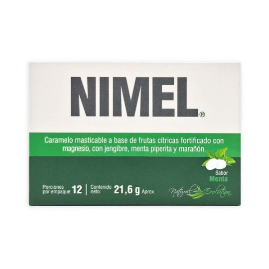 (+) NIMEL MENTA 12 TBS MASTICABLES ICOM               