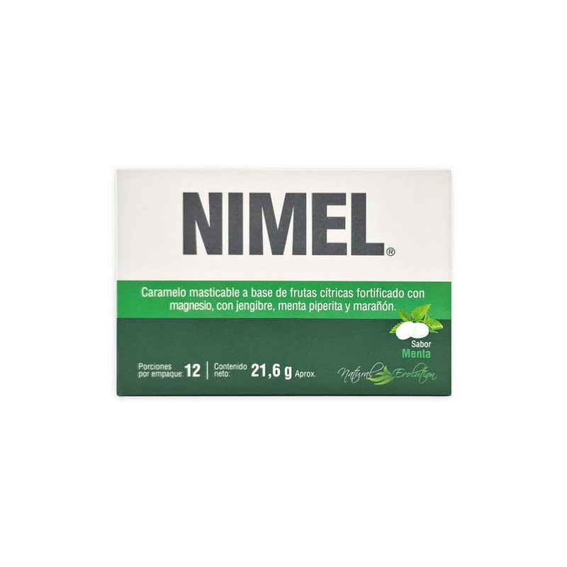 (+) NIMEL MENTA 12 TBS MASTICABLES ICOM               