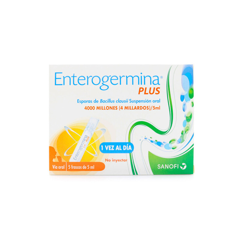 ENTEROGERMINA PLUS 5 AMPOLLAS BEBIBLES