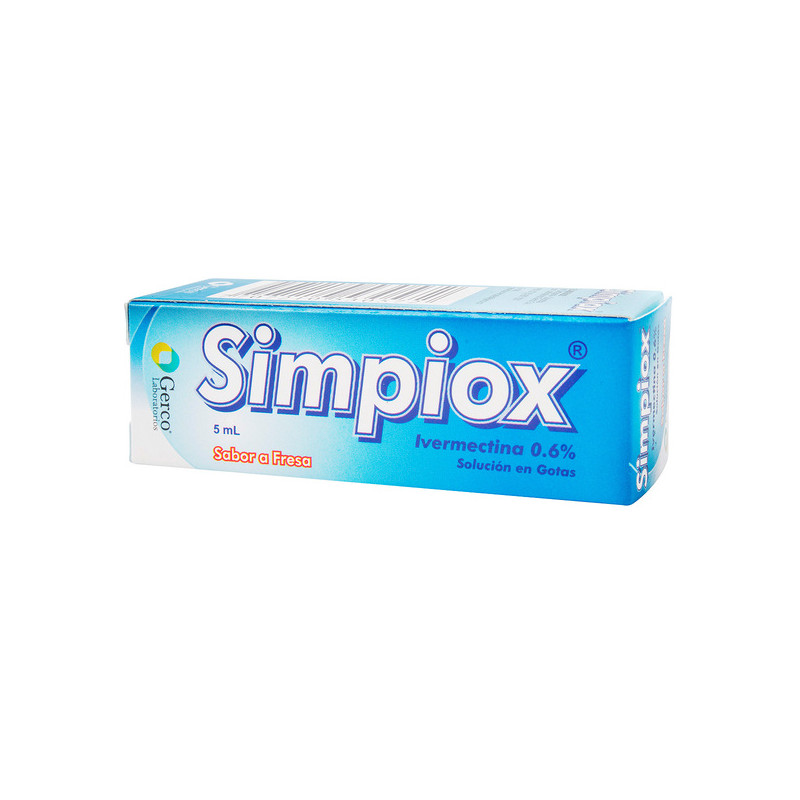 SIMPIOX 0.6%  IVERMECTINA GOTAS 5 ML