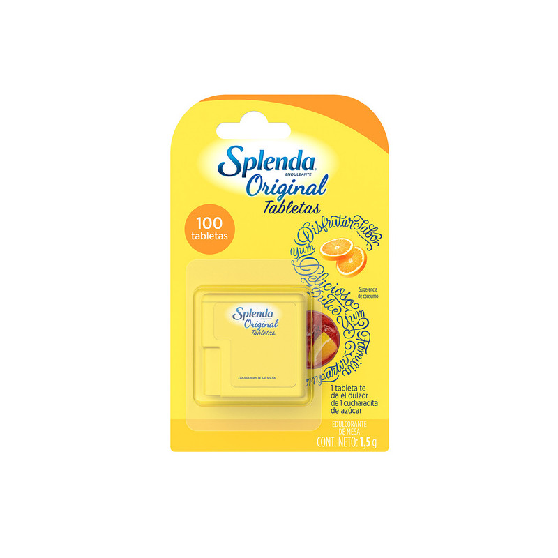 SPLENDA 100 TABLETAS