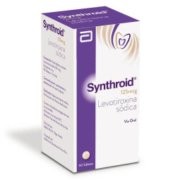 SYNTHROID 125 MCG FRASCO 90 TBS(PAE)