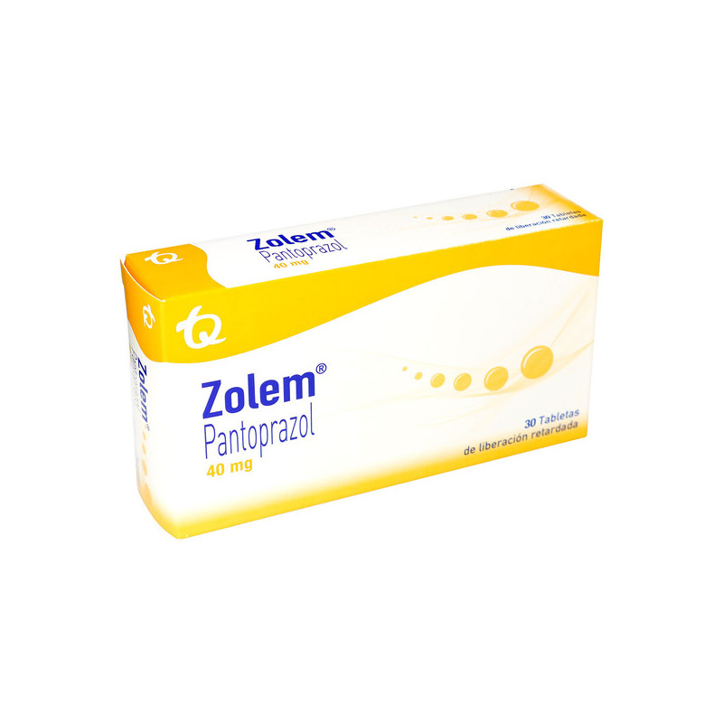 ZOLEM PANTOPRAZOL 40 MG 30 TBS