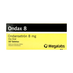 ONDAX 8 MG 10 TBS