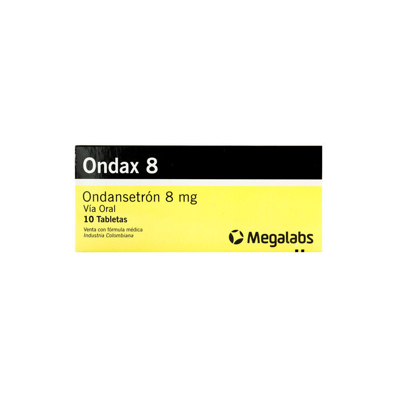 ONDAX 8 MG 10 TBS