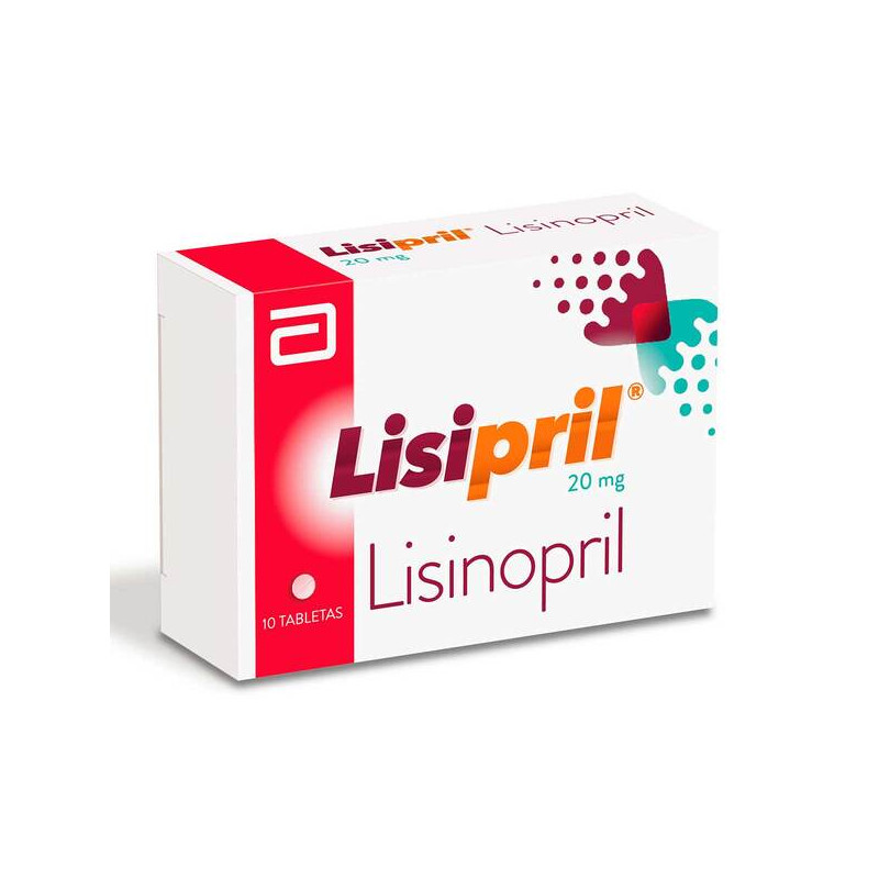 LISIPRIL 20 MG 10 TABLETAS
