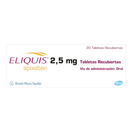 ELIQUIS 2.5 MG 20 T(A)(M)69625(3% )(PAE)