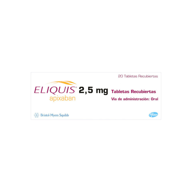ELIQUIS 2.5 MG 20 T(A)(M)69625(3% )(PAE)