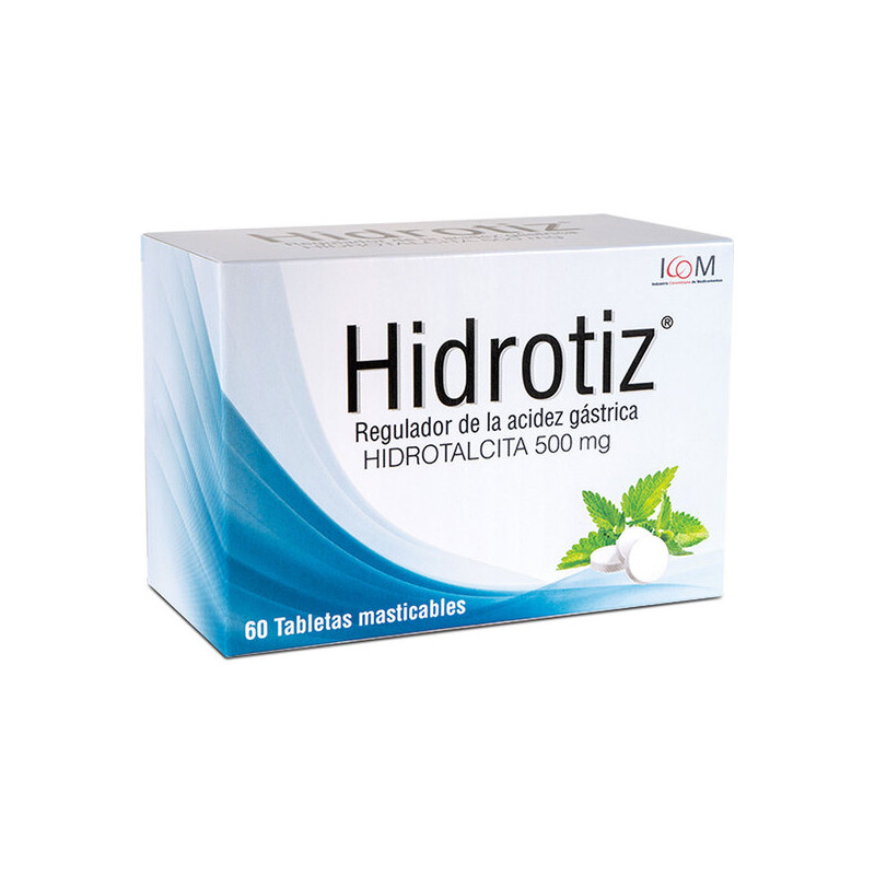 ( ) HIDROTIZ 500 MG 60 TABLETAS ICOM MQ