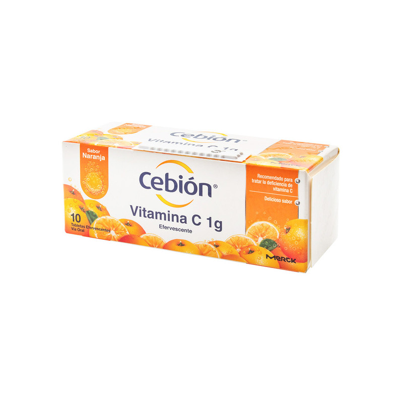 CEBION 1 GR 10 TABLETAS EFERVES.NARANJA