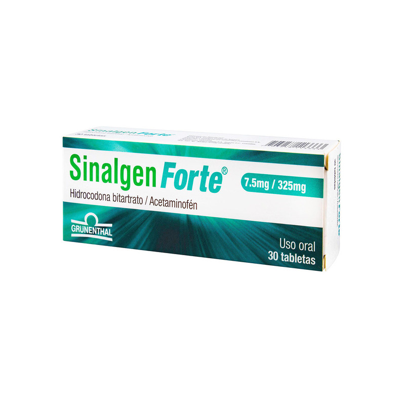 SINALGEN FORTE 7.5/325 MG 30TBS(3% (PAE)