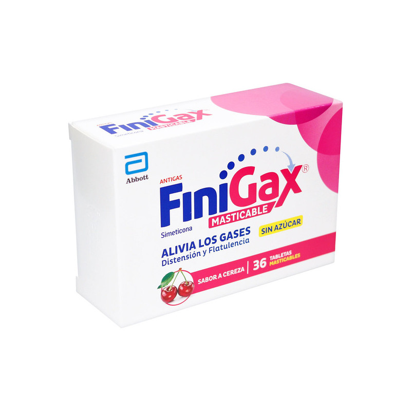 FINIGAX MASTICABLE CEREZA 36 TABLETAS