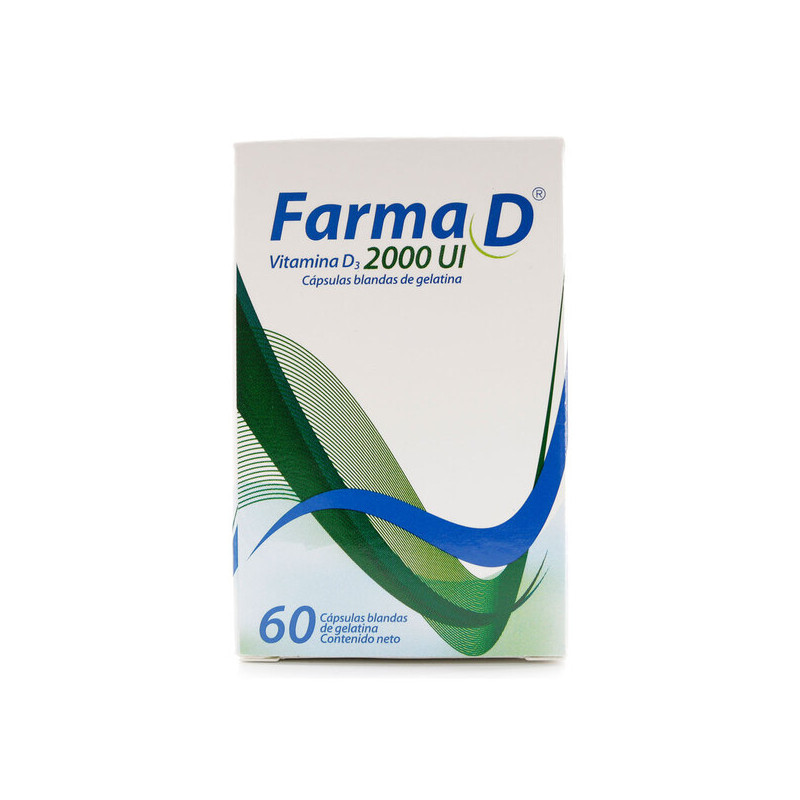 FARMA D VITAMINA D3 2000UI 60 CAP