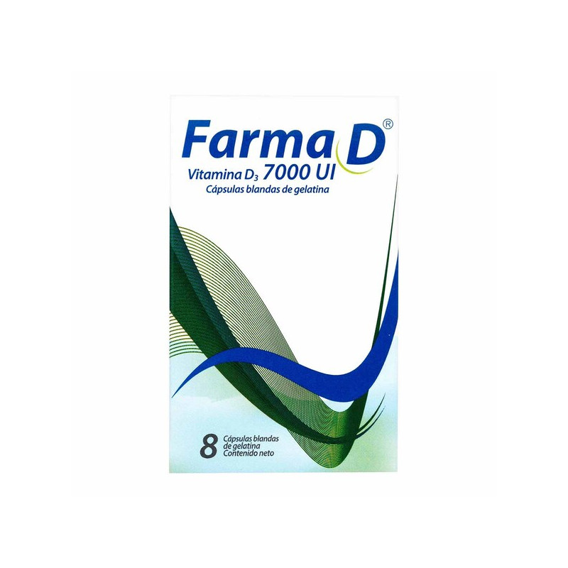 FARMA D 7000 UI(VITAMINA D3) 8 CAP