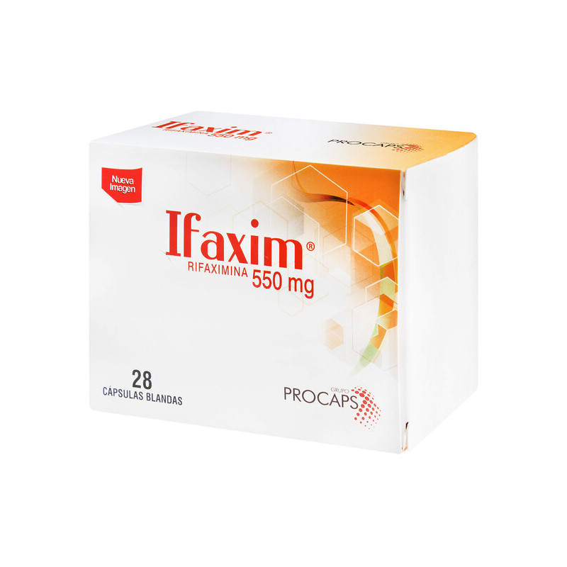 IFAXIM 550 MG 28 CAPSULAS (A)(3% )(PAE)           