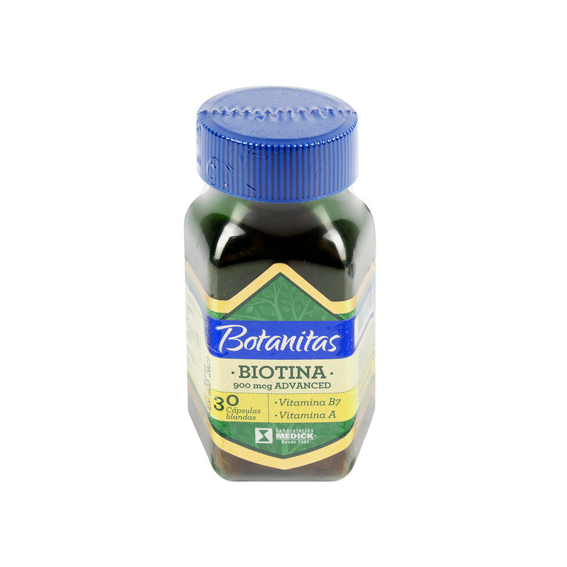 BIOTINA 900MCG ADVANCED BOTANITAS 30CAP