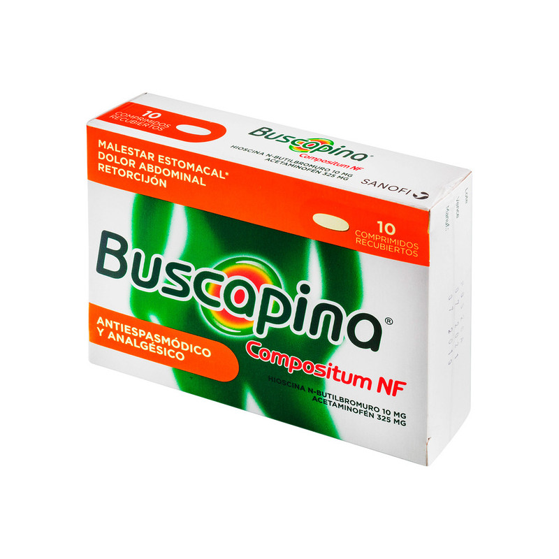 BUSCAPINA NF COMPOSITUM 325/10 MG 10 TBS
