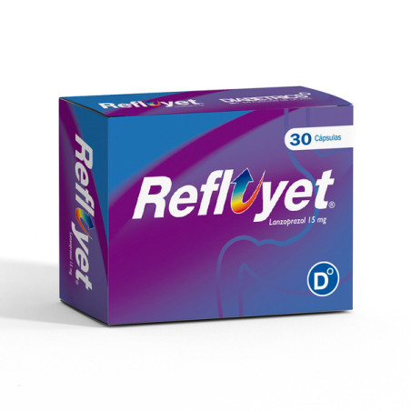 REFLUYET 15 MG 30 CAPSULAS (A)