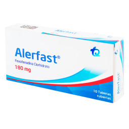 ALERFAST 180 MG 10 TABLETAS(3% ) (PAE)