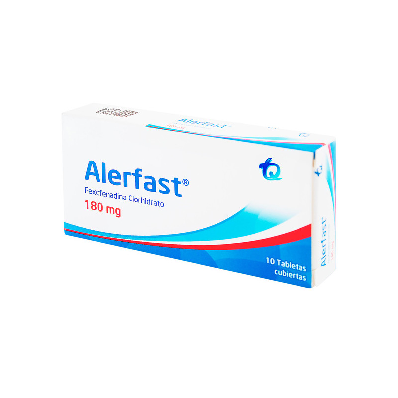 ALERFAST 180 MG 10 TABLETAS(3% ) (PAE)