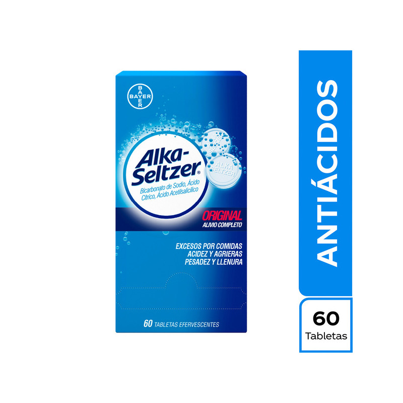 ALKA SELTZER 60 TABLETAS
