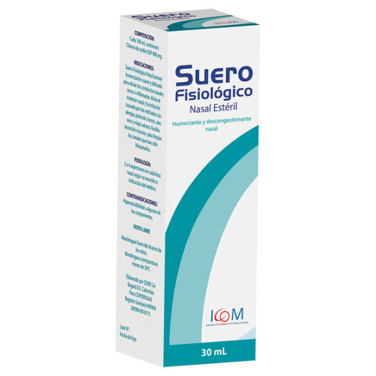 ( ) SUERO FISIOLOG.NASAL SPR 30ML ICOM