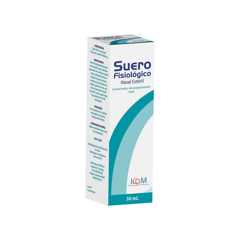 ( ) SUERO FISIOLOG.NASAL SPR 30ML ICOM