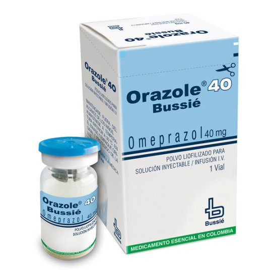 ORAZOLE 40 MG INFUCION 1 AMPOLLA