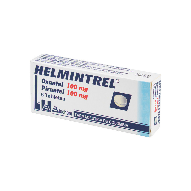 HELMINTREL 6 TABLETAS