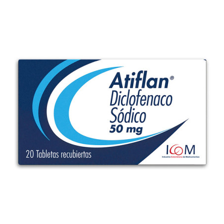 ( ) ATIFLAN 50 MG 20 TAB MQ                           