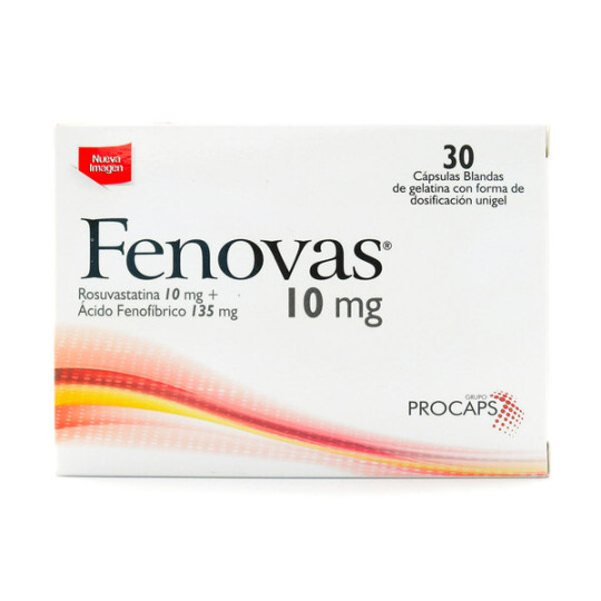 FENOVAS 10 MG 30 CAP BLANDAS(3% )(PAE)