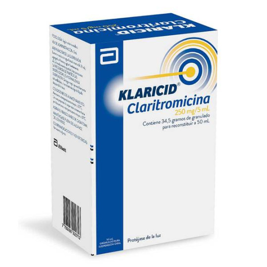 KLARICID 250 MG SUSP. 50 ML(3% )(A)(PAE)