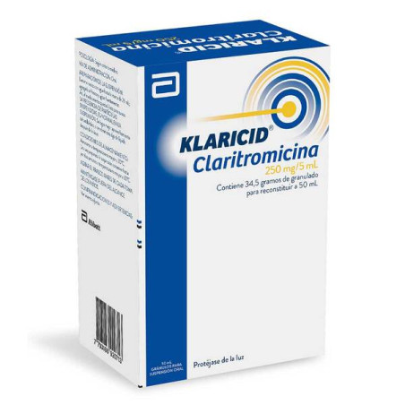 KLARICID 250 MG SUSP. 50 ML(3% )(A)(PAE)