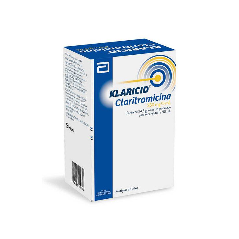 KLARICID 250 MG SUSP. 50 ML(3% )(A)(PAE)