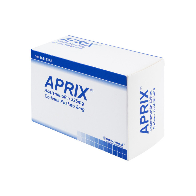 APRIX 325/8 MG 100 TABLETAS (A)