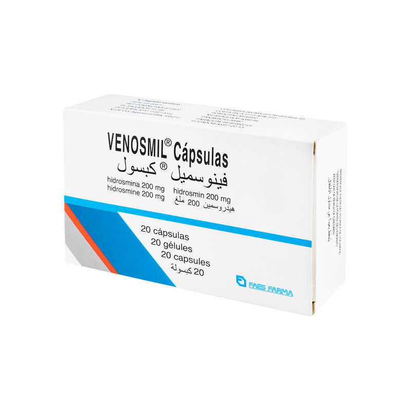 VENOSMIL 200 MG 20 CAPSULAS(3% )