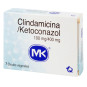 CLINDAM.100MG KETOCON.400 MG 7 OVULOS MK