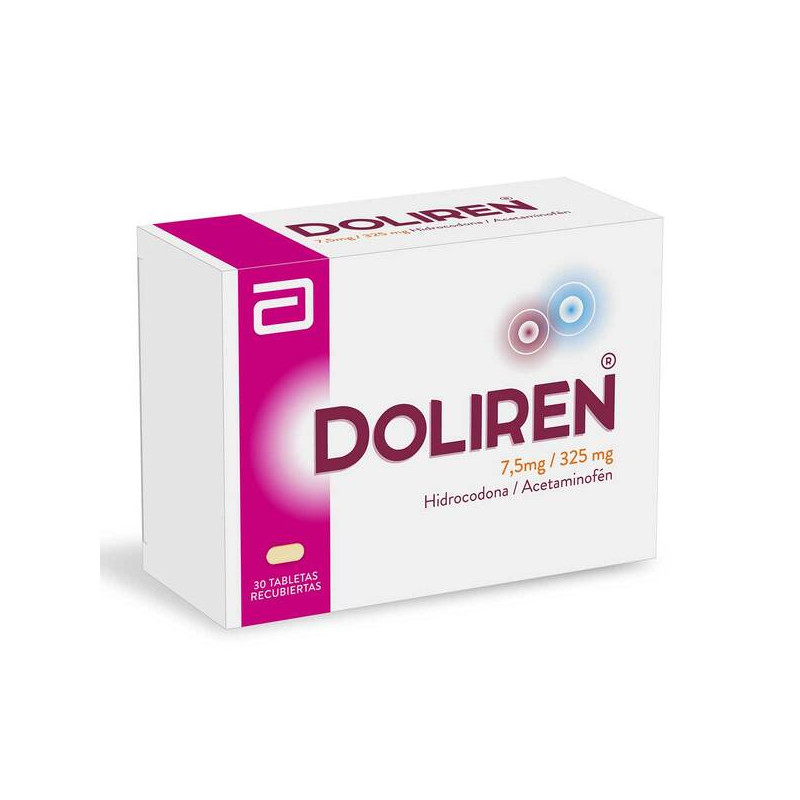 DOLIREN 7.5MG/325MG 30 TABLETAS