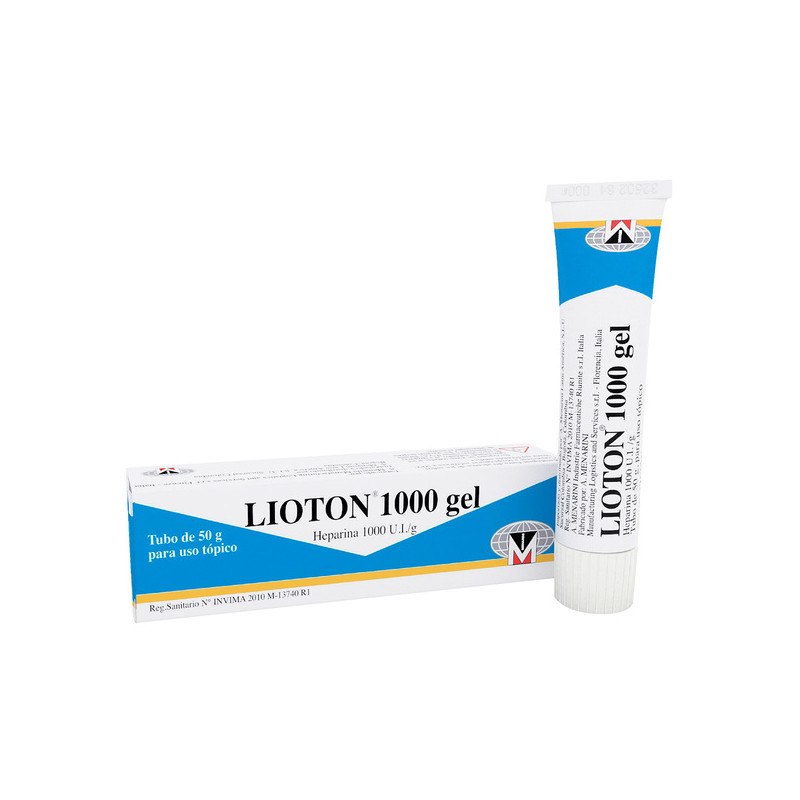 LIOTON 1000 GEL TUBO 50 GR(3% )(PAE)